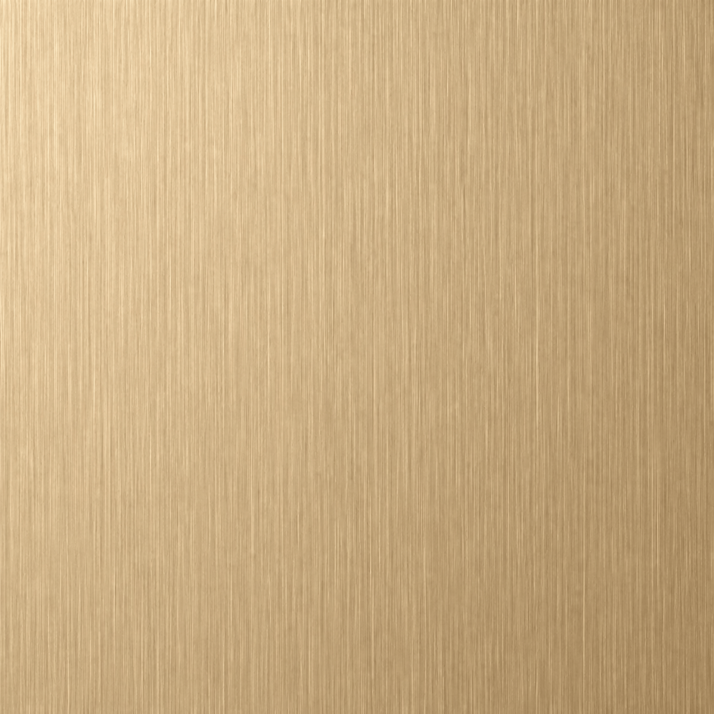 Champagne gold brushed stainless steel color sample