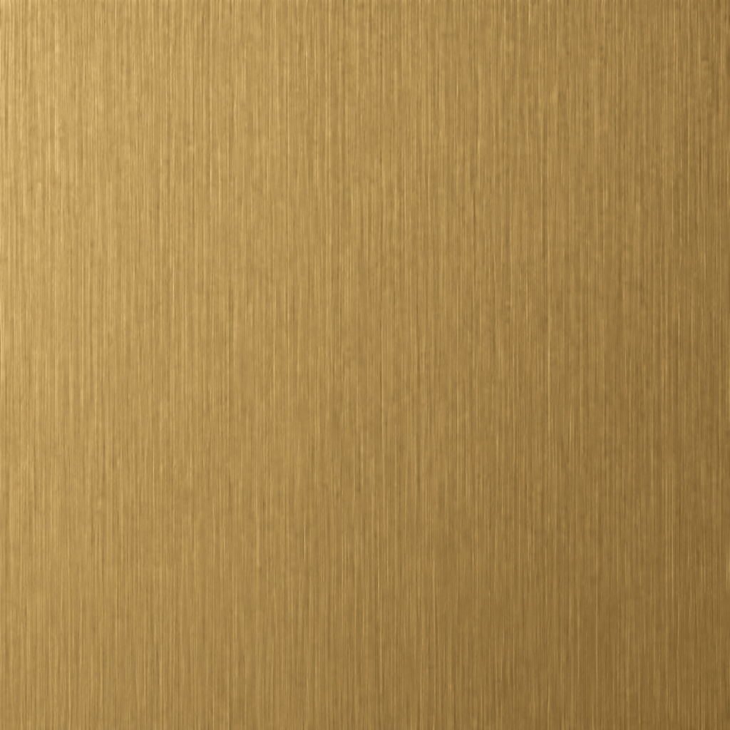Desert gold brushed stainless steel color sample