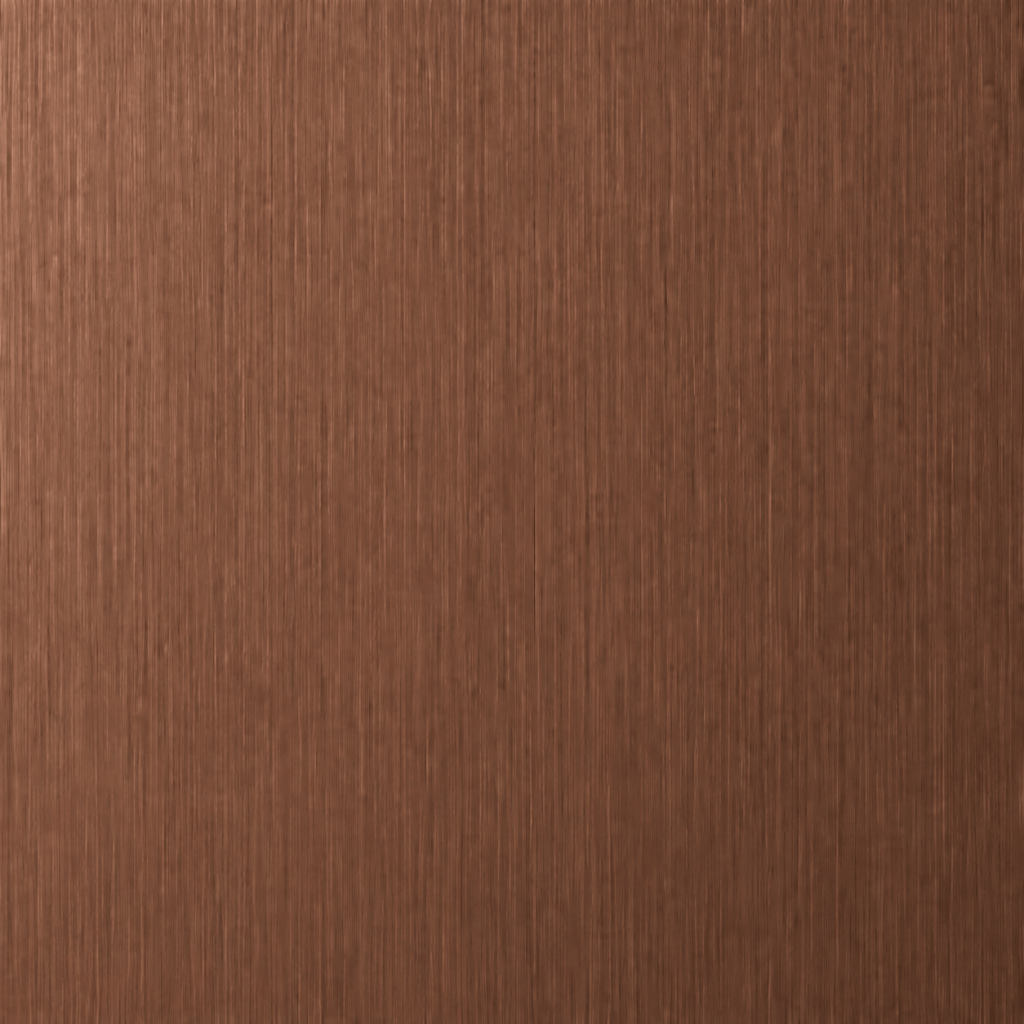 Bronze brushed stainless steel color sample
