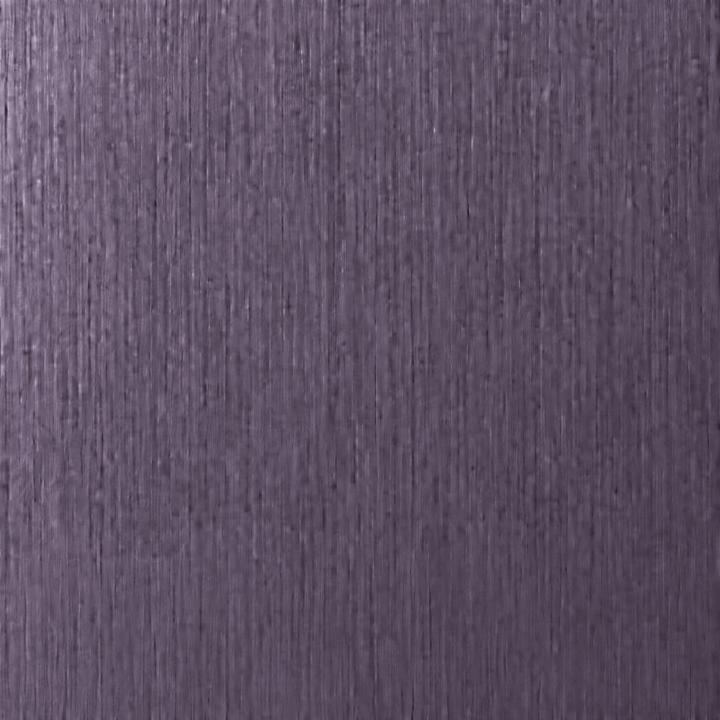 Starry sky purple brushed stainless steel color sample