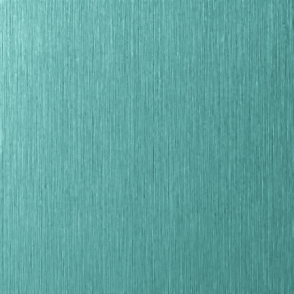 Turquoise Blue aqua blue Tiffany blue brushed stainless steel color sample