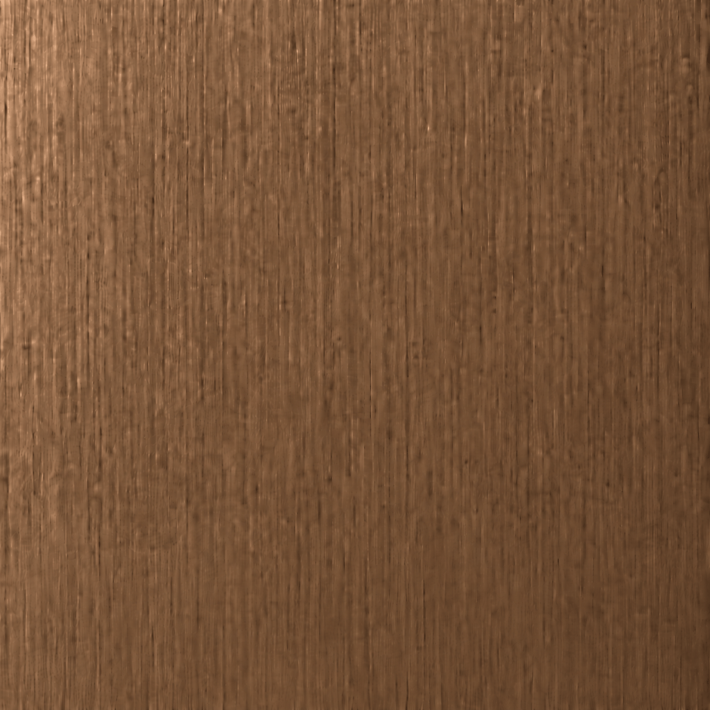 Wood brushed stainless steel color sample